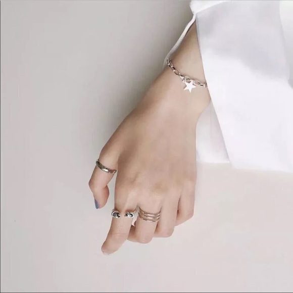 NEW STAR 925 STERLING SILVER BRACELET - Picture 4 of 10